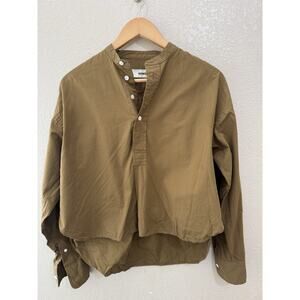 Buck Mason Cotton Shirt Oversized Womens Size S